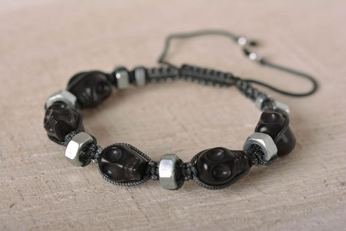 Pulsera trenzada de hilos hecha a mano accesorio de moda bisutería de mujer - MADEheart.com