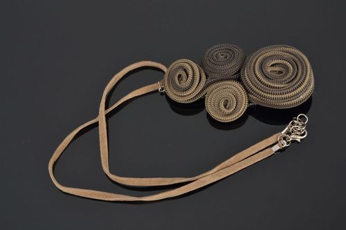 Zipper necklace - MADEheart.com