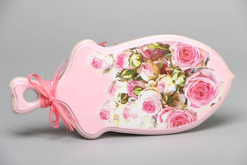 Decoupage cutting board Bouquet of Roses - MADEheart.com