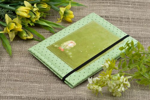 Unusual handmade soft passport cover stylish cover for documents small gifts - MADEheart.com