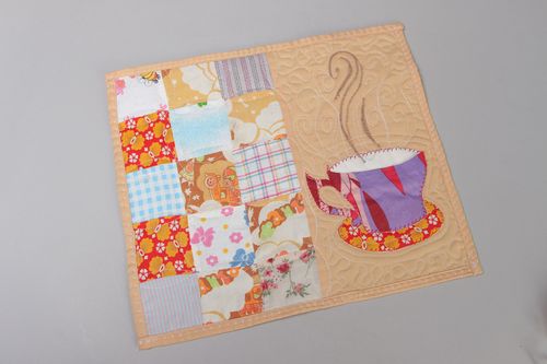 Patchwork fabric napkin - MADEheart.com