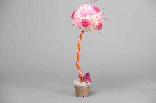 Handmade topiary Rose Brush - MADEheart.com