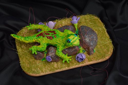 Unusual handmade polymer clay statuette plastic figurine designs gift ideas - MADEheart.com