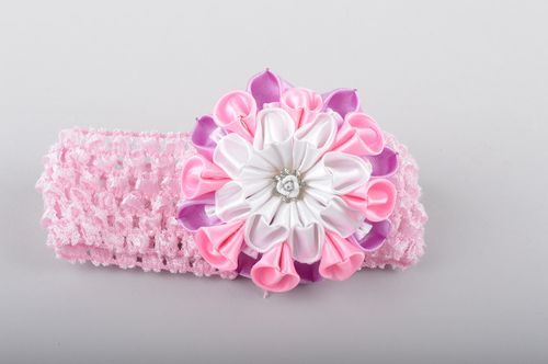 Повязка на голову ручной работы повязка для девочки детская повязка с цветком - MADEheart.com