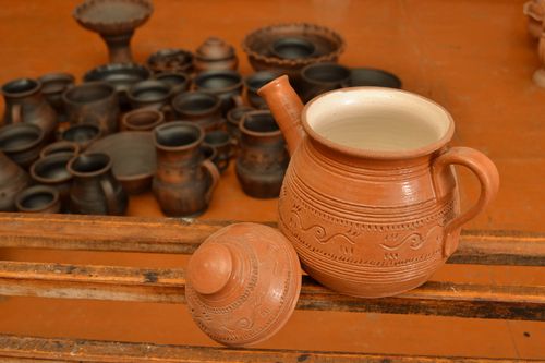 Handmade ceramic teapot - MADEheart.com
