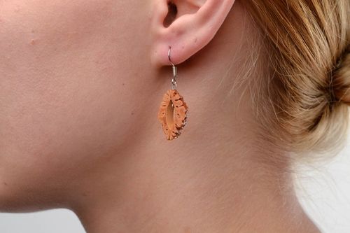 Designer handmade earrings stylish accessory earrings with charms gift - MADEheart.com