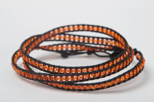 Handmade beads bracelet unusual bracelet designer bracelet braided bracelet - MADEheart.com