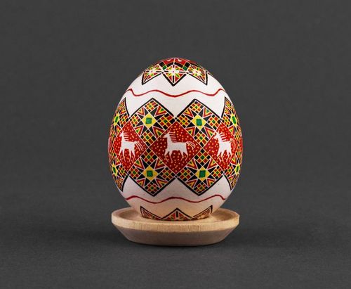 Decorative painted egg Sunset - MADEheart.com