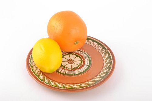 Plato plano de cerámica - MADEheart.com