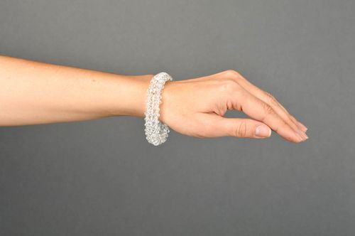Pulsera de abalorios checos hecha a mano regalo original brazalete artesanal - MADEheart.com