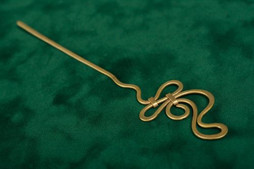 Schöne stilvolle interessante Kupfer Haarnadel Wire Wrap für Mädchen Frisuren - MADEheart.com