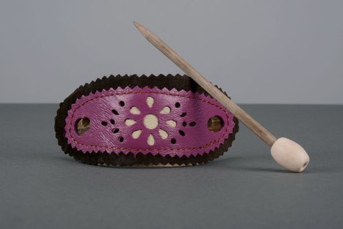 Gancho para cabelo de couro - MADEheart.com