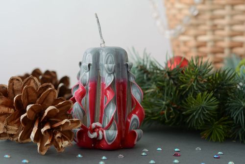 Vela decorativa tallada - MADEheart.com