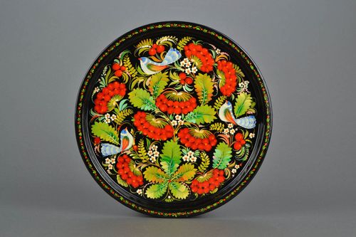 Painted decorative tray - MADEheart.com