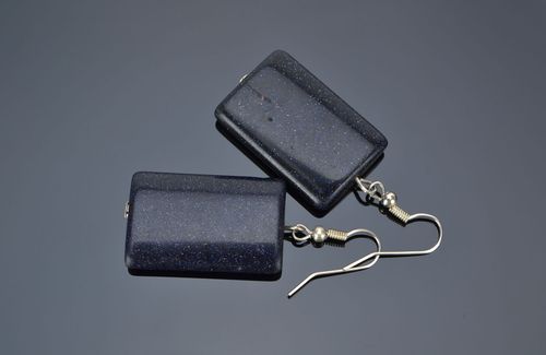 Earrings with aventurine - MADEheart.com