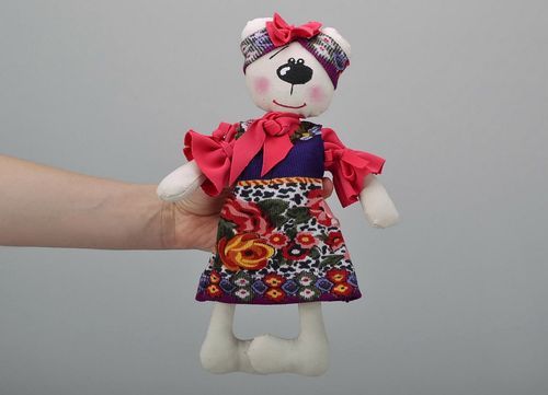 Soft toy Gypsy bear girl - MADEheart.com