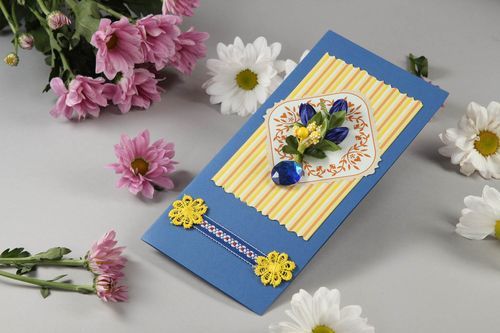 Beautiful handmade greeting card unusual scrapbook card scrapbooking ideas - MADEheart.com