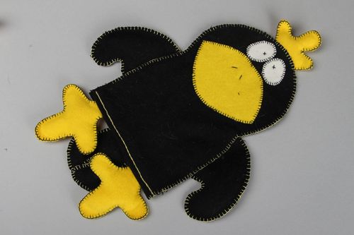 Lustiger Topflappen Rabe - MADEheart.com