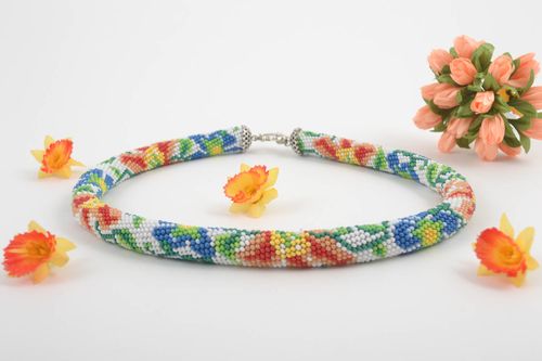 Collar hecho a mano de abalorios regalo perzonalisado collar de moda estiloso - MADEheart.com