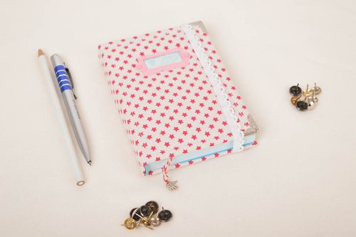 Libreta de notas artesanal cuaderno de notas regalo original Estrellas - MADEheart.com