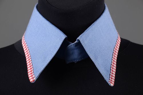 Beautiful handmade fabric collar removable collar fashion trends gifts for her - MADEheart.com