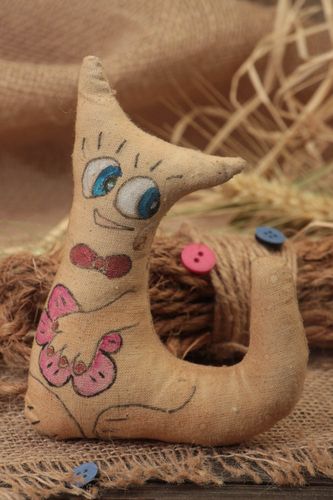 Gatto carino fatto a mano pupazzo di peluche giocattolo simpatico da bambini - MADEheart.com