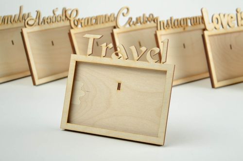 Materials for creative work handmade photo frame for painting decoupage ideas - MADEheart.com