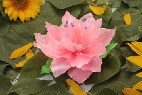 Handmade hair clip flower hair accessories hair jewelry women accessories - MADEheart.com