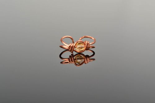 Cuff made of copper for one ear - MADEheart.com