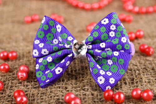 Goma para el pelo a flores artesanal accesorio para niñas regalo original - MADEheart.com