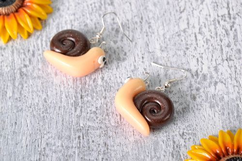 Earrings Snails - MADEheart.com