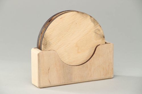Plywood craft blank Coasters  - MADEheart.com