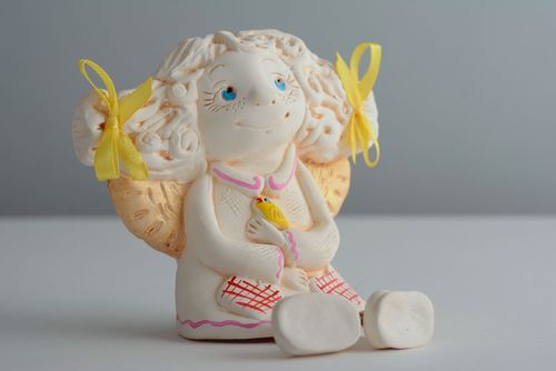 Figurine Ange céramique faite main - MADEheart.com