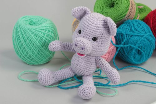 Beautiful handmade crochet toy soft toy childrens toys room decor ideas - MADEheart.com