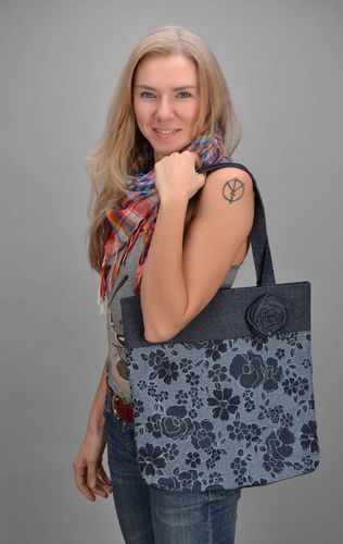 Tasche aus Jeansstoff - MADEheart.com