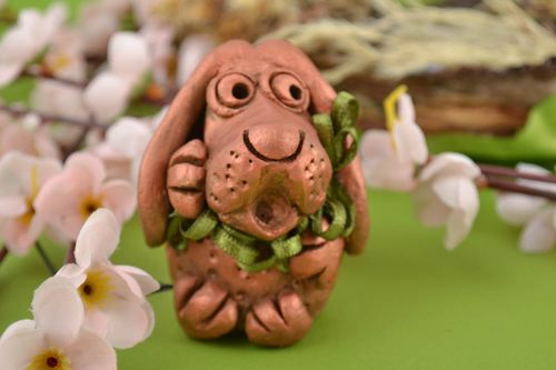 Handmade Deko Keramik Deko Figur aus Ton Keramik Figur originell bemalt - MADEheart.com