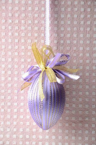 Unusual handmade wall hanging Easter egg beautiful interior pendant gift ideas  - MADEheart.com