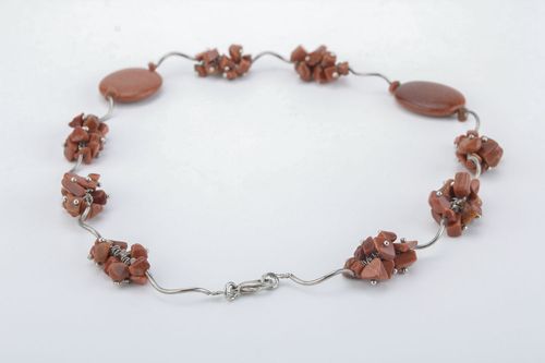 Necklace with aventurine - MADEheart.com