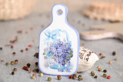 Aimant décoratif pour frigo de style provençal Lilas - MADEheart.com