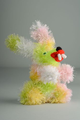 Crochet toy Fluffy Hare - MADEheart.com