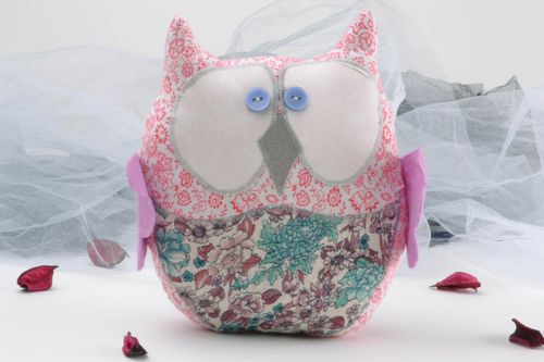 Civetta di peluche fatta a mano pupazzo di peluche giocattolo di peluche - MADEheart.com