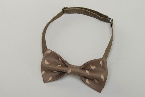 Cotton fabric bow tie with print - MADEheart.com