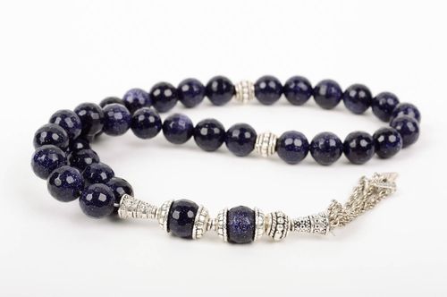 Handmade unusual rosary beads stylish religious attribute cute prayer beads - MADEheart.com