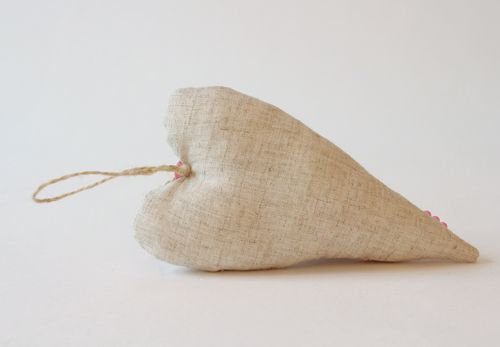 Stoff-Interieuranhänger Herz - MADEheart.com