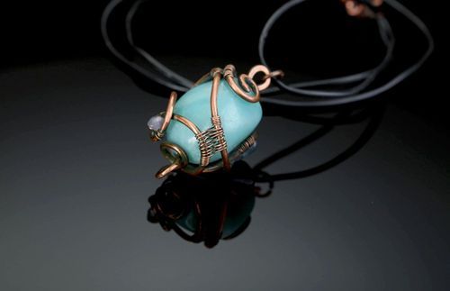 Pendant with agate Amphora - MADEheart.com