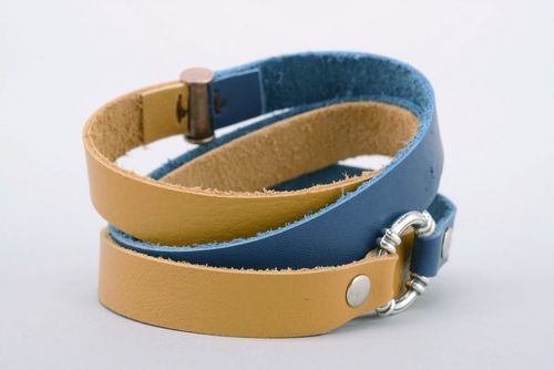 Leather bracelet Ukraine - MADEheart.com