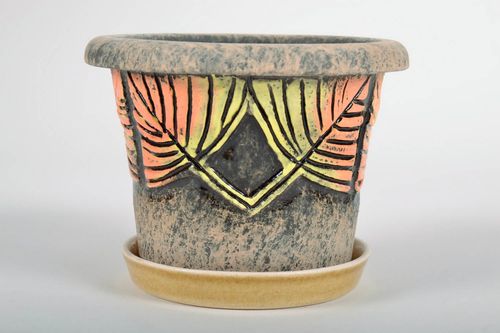 Небольшой керамический горшок для цветов - MADEheart.com