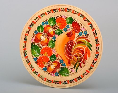 Decorative plate, handiwork - MADEheart.com