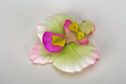 Hairpin brooch in the form of flower Orchid - MADEheart.com