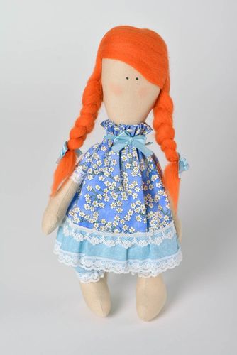 Muñeco de tela hecho a mano para casa juguete para niña peluche original - MADEheart.com